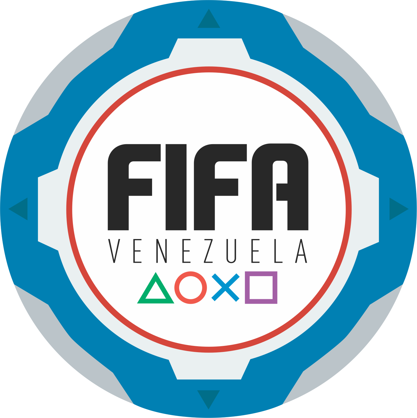 F28746 Logo Fifavzla Cuadrado - Messi Fifa 19 Rating (1464x1467), Png Download
