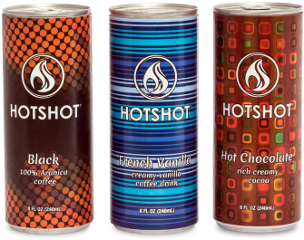Hotshot Coffee Expands Distribution In New York - Hot Shot Coffee (388x320), Png Download