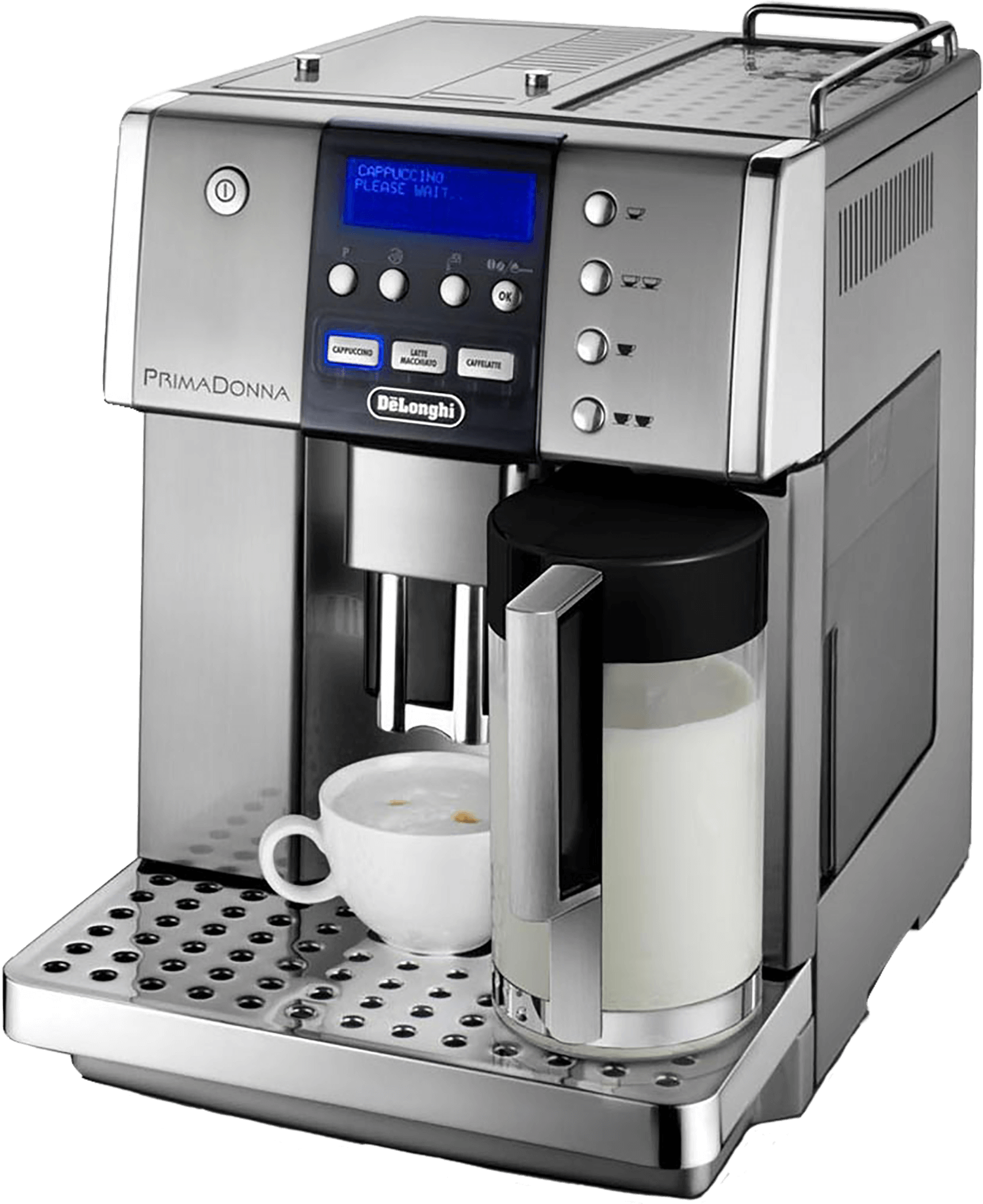 Delonghi Prima Donna Coffee Machine - De'longhi Esam 6600 Primadonna - Automatic Coffee Machine (2023x2362), Png Download