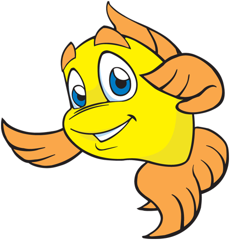Freddi Fish 2 - Freddi Fish Abc Under (449x469), Png Download