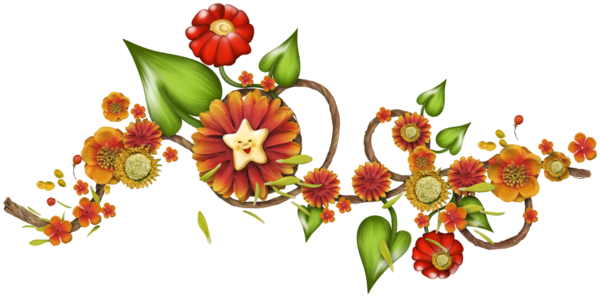Flores Y La Naturaleza Lineas - Flores Animadas Gif Png (600x297), Png Download