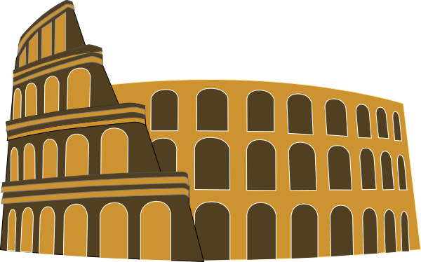 15 Rome Clipart Old Building For Free Download On Mbtskoudsalg - Roman Colosseum Clip Art (600x374), Png Download
