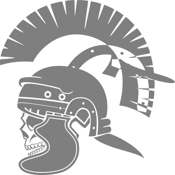 Small - Roman Legionary Helmet Decal (600x600), Png Download