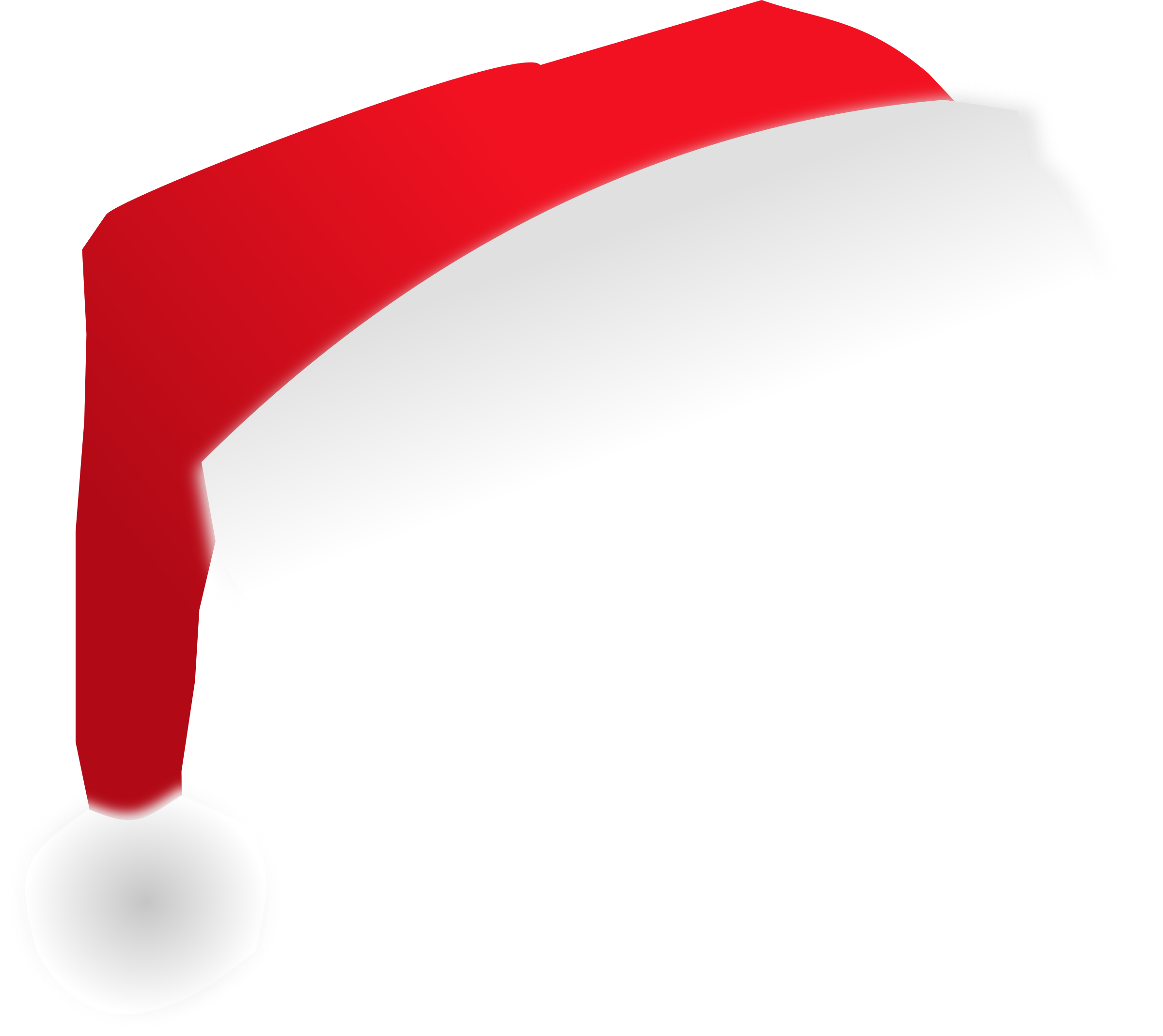 Christmas Hat Png - Christmas Hat Flat Png (800x713), Png Download