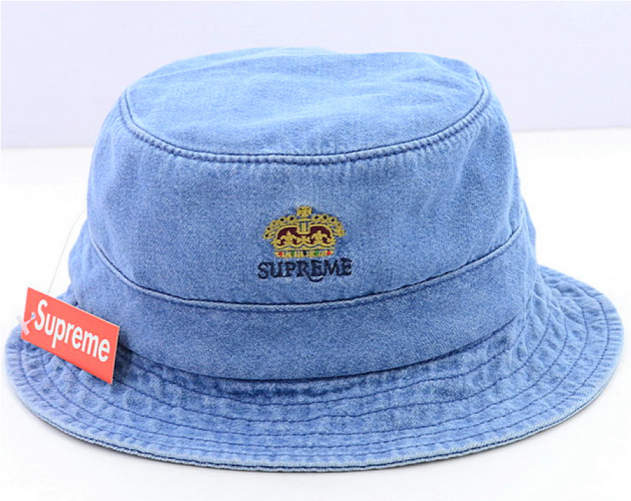 Supreme Bucket Hat Blue (900x900), Png Download