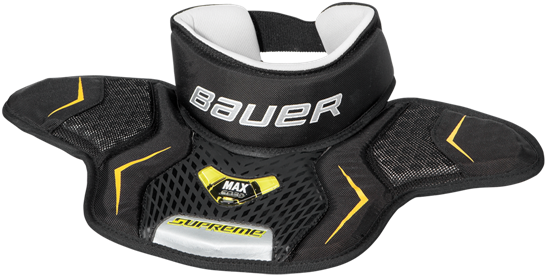 Bauer Supreme Neck Guard - Bauer Supreme Goalie Neck Guard Senior (555x600), Png Download