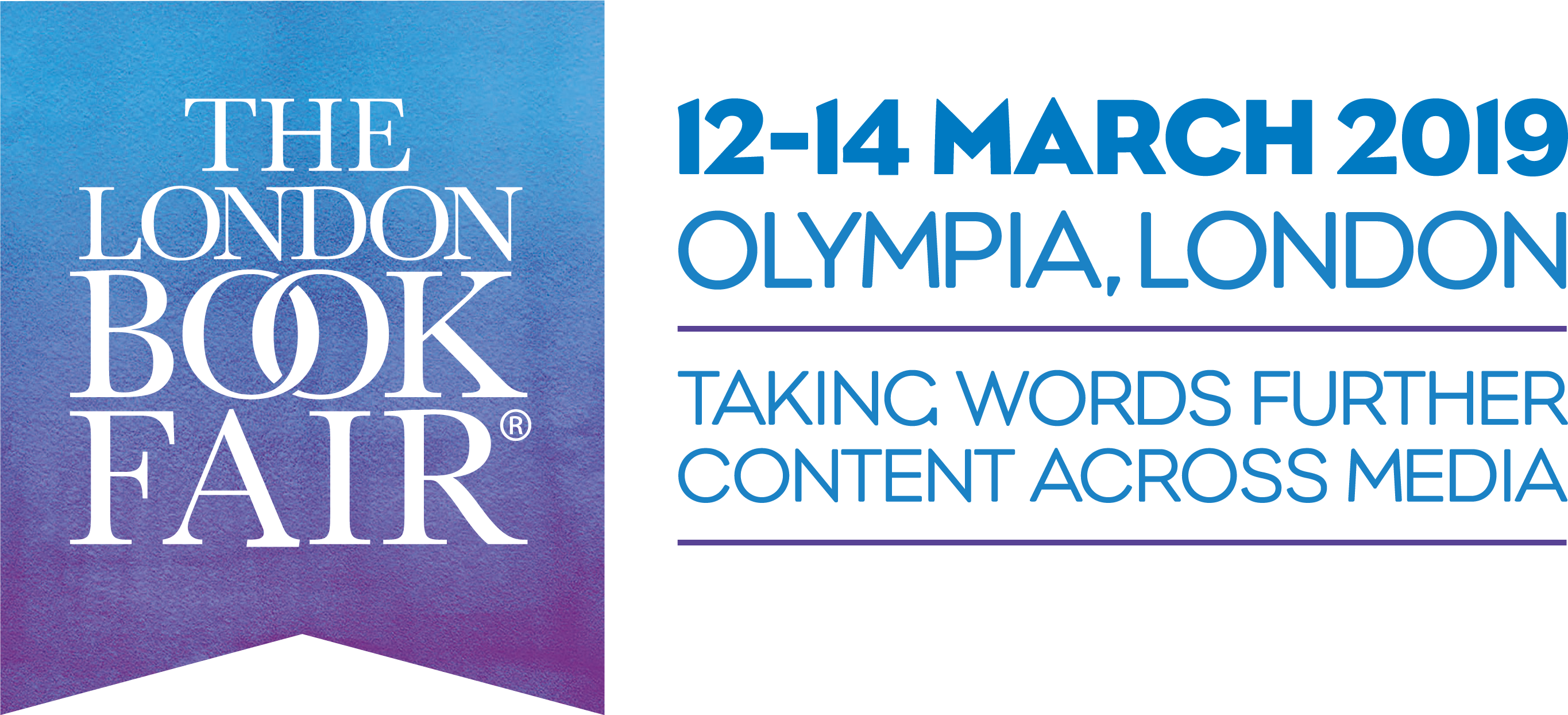 Logo With Dates - London Book Fair 2019 (2730x1244), Png Download