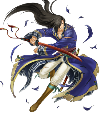 Karel Sword Demon Btlface D - Karel Fire Emblem Heroes (340x388), Png Download