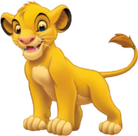 Simba Disney (534x526), Png Download