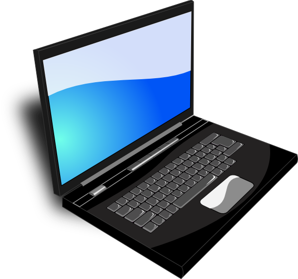 Small - Laptop Clip Art (600x560), Png Download