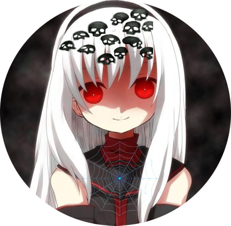 🖤 Dark Creepy Anime Icon Horror Scary - Monsters With Glowing Red Eyes (750x735), Png Download