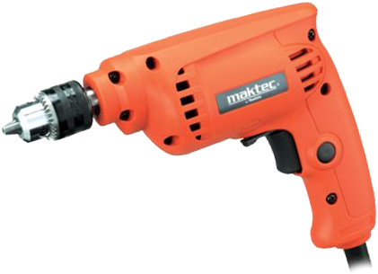 Makita Maktec Mt603 450w 10mm Drill Mkmt603 - Orange Makita (468x392), Png Download