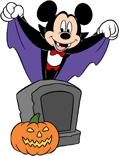 Halloween Mickey Mouse Clipart - Mickey Mouse Halloween (400x600), Png Download