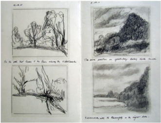 Boston Drawing Landscape - Drawing (350x350), Png Download