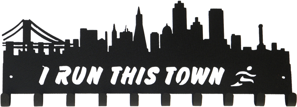 San Francisco Skyline "i Run This Town" - San Francisco Skyline Png (1000x400), Png Download