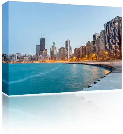 Chicago Lake Front - Chicago (500x500), Png Download