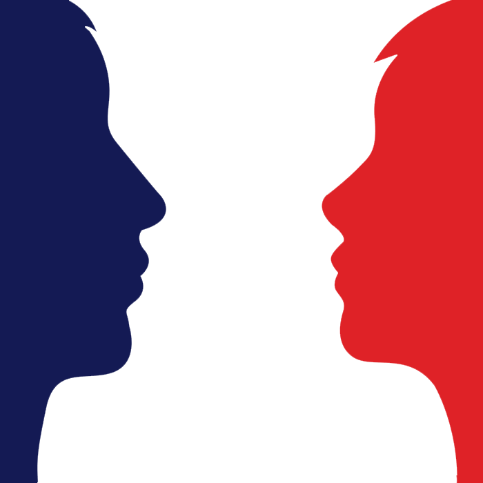 United States Presidential Election Debates 2016 - Silhouette (700x700), Png Download