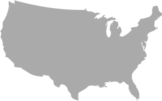 North America / United States - Map (570x460), Png Download