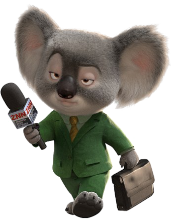 David Koalabell Zootopia Wiki Fandom Powered By Wikia - Koala Zootopia (350x439), Png Download