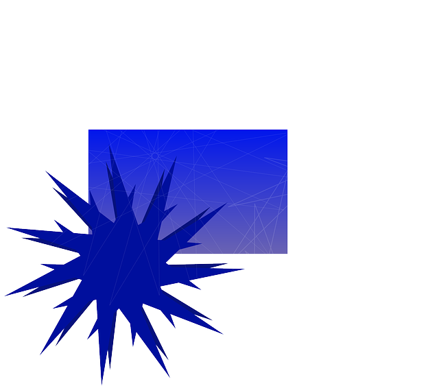 Gray, Blue, White, Symbols, Stars, Special, Background - Illustration (640x563), Png Download