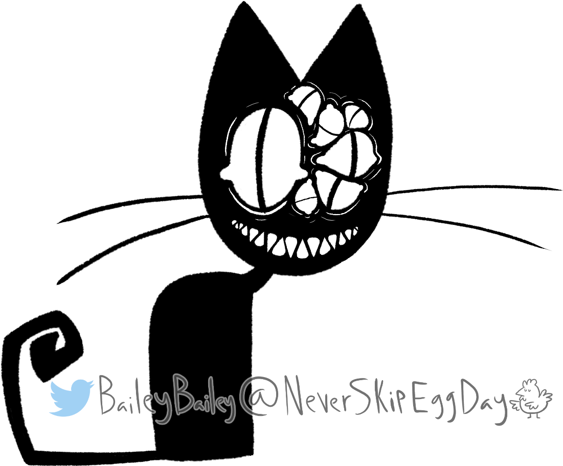 Spooky - Cat Yawns (1246x1200), Png Download