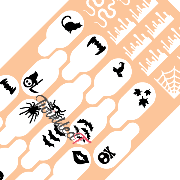 Spooky Variety Vinyl Sheet - Sheet Vinyl Flooring (600x600), Png Download