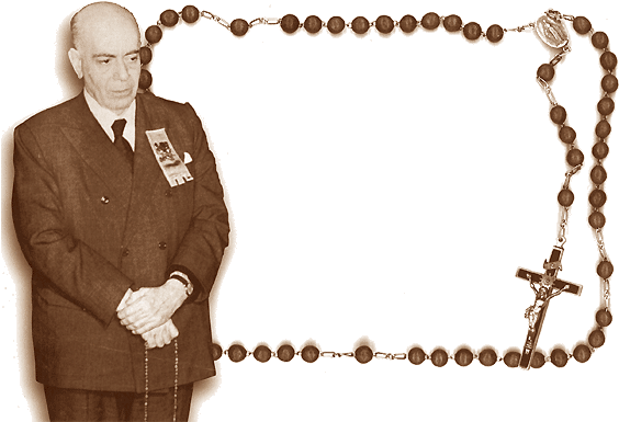 Un Gran Apóstol Del Rosario - Frases De Plinio Correa De Oliveira (570x384), Png Download