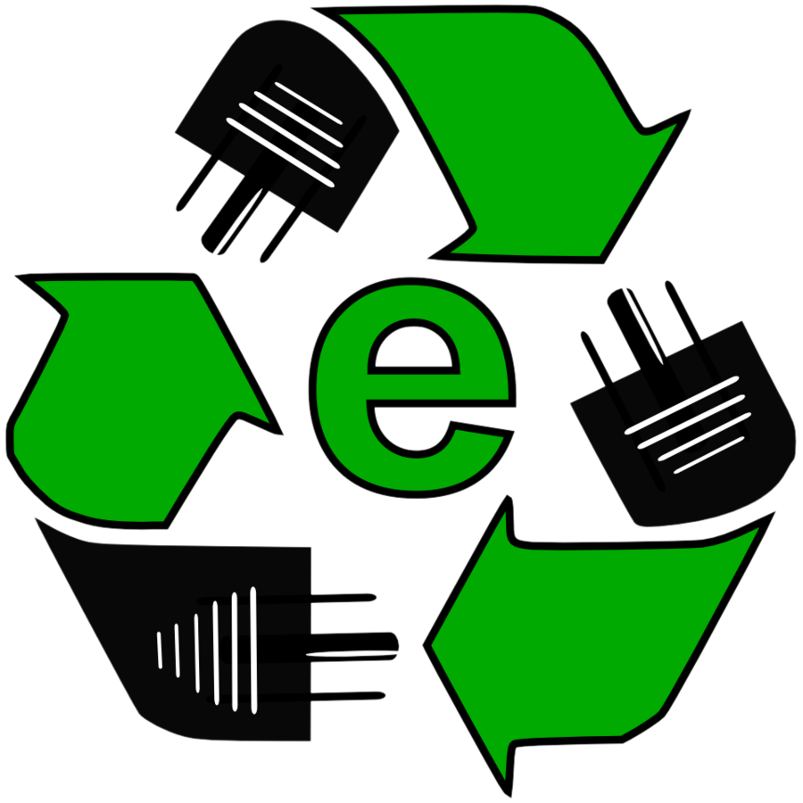 Download Recycling Arrows Clipart Recycling Symbol - Clip Art E Waste (900x900), Png Download