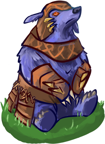 Ursa/fuzzy Wuzzy By Bread-doh - Ursa And Crystal Maiden (464x538), Png Download