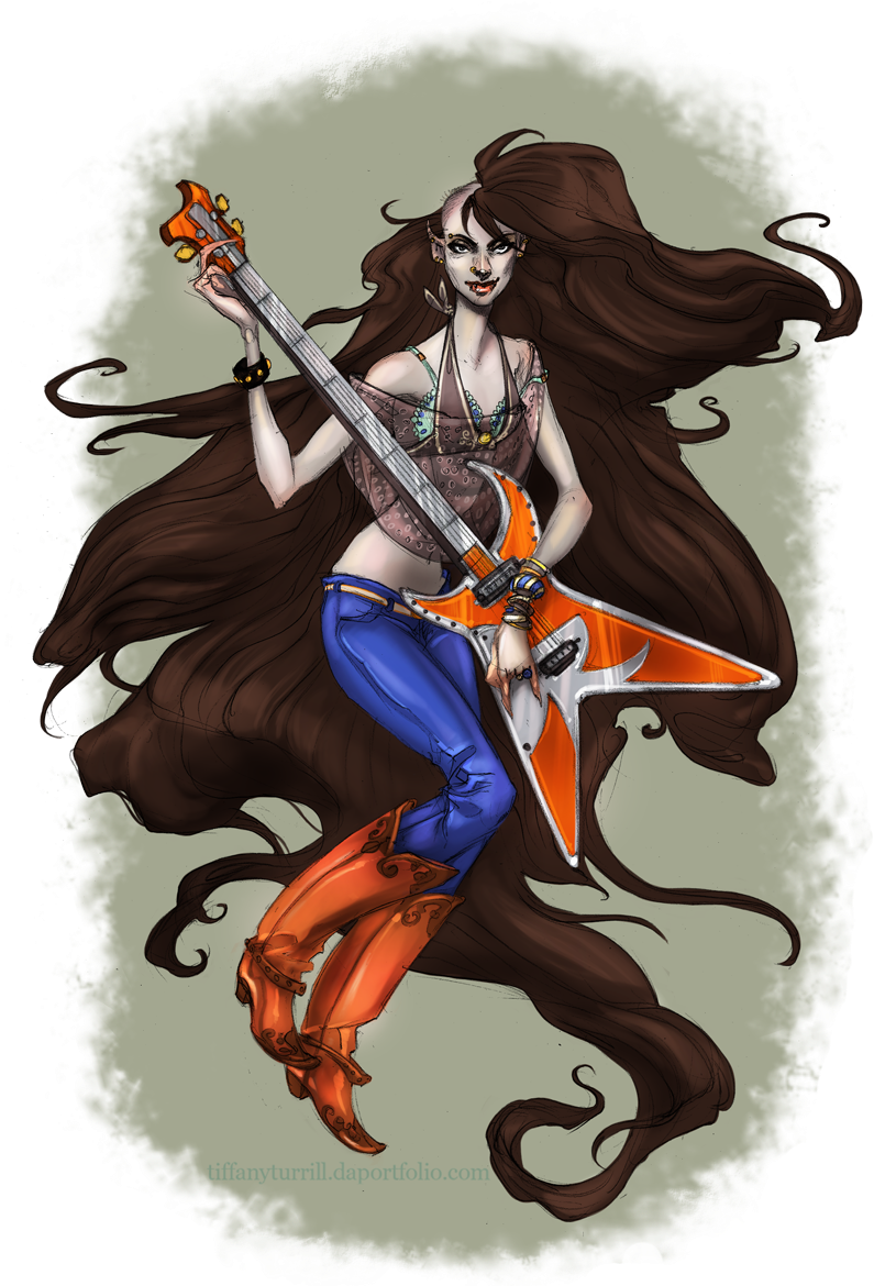 Why - Marceline The Vampire Queen Fan Arts (850x1169), Png Download