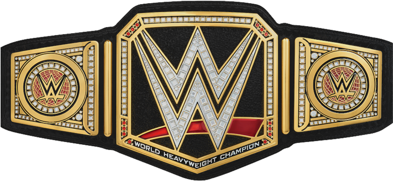 Wwe World Heavyweight Championship 1823150 - Wwe - Wwe Heavyweight Adult Replica Title - Wwe Heavyweight (1284x611), Png Download