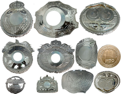 We Are Manufacturing Championship Belts In, Wbc Championship - Metal Championship Belts Plates (401x312), Png Download