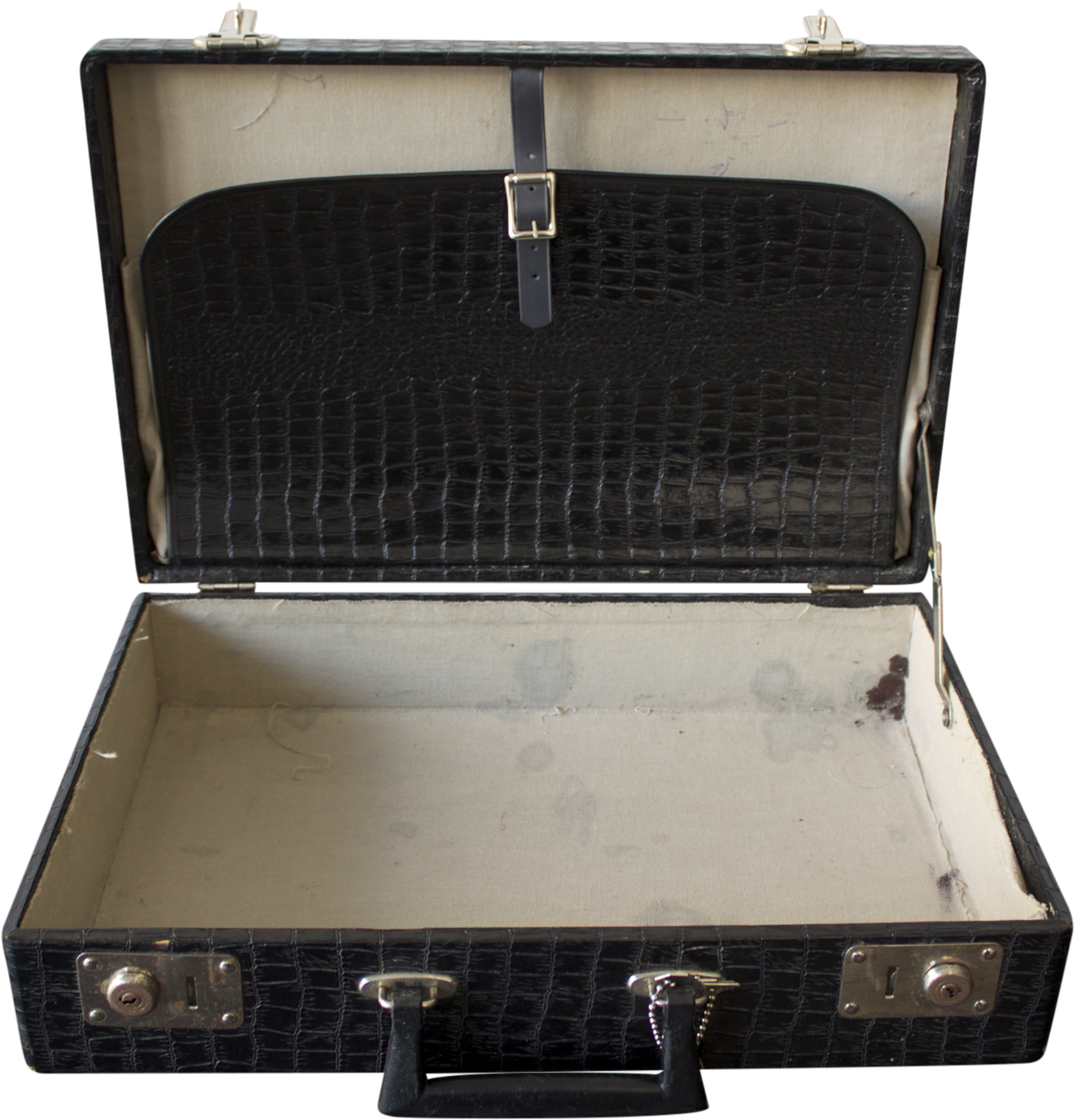 Open Briefcase Png - Suitcase (1600x1599), Png Download