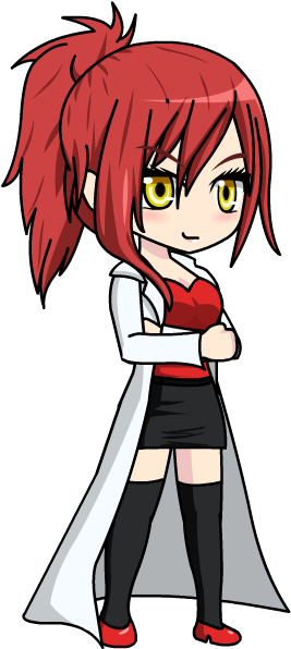 Nurse Risa - Gacha Anime Girl (323x600), Png Download