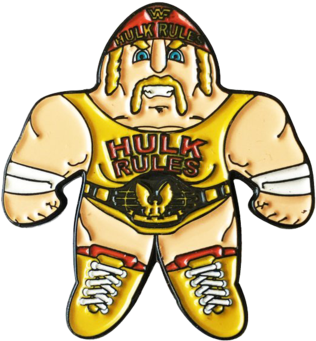 Hulk Hogan Wrestling Buddy Pin - Professional Wrestling (600x600), Png Download