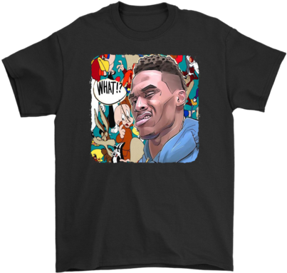 Russell Westbrook "what - Shirt (480x480), Png Download