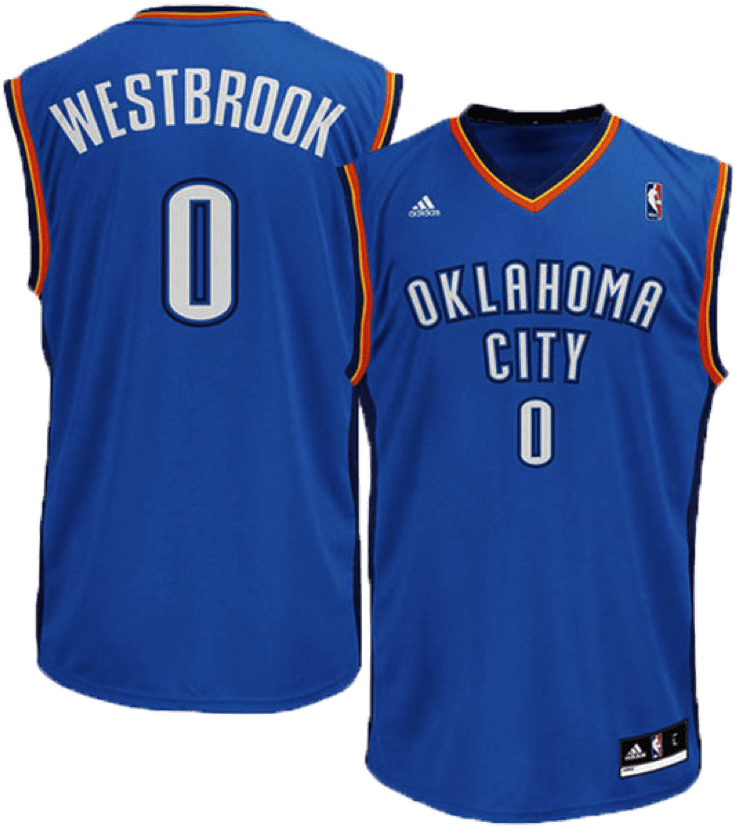 Russell Westbrook Nba Adidas Youth Replica Alternate - Okc Paul George Jersey (1000x1000), Png Download