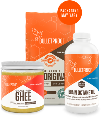 Bulletproof Upgraded Coffee Starter Kit- Brain Octane (375x500), Png Download