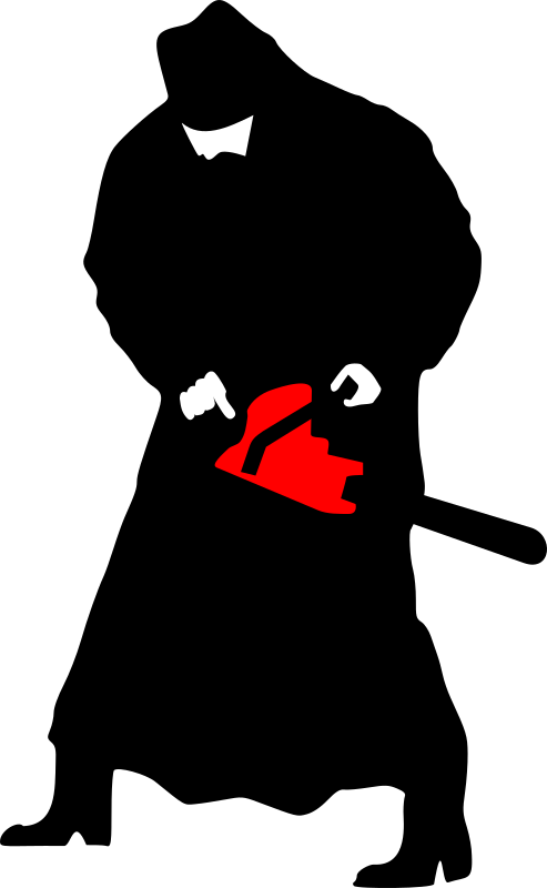 Priest With A Chainsaw Clipart Png (370x600), Png Download