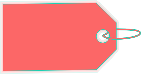 Price Tag Clip Art At Clker - Price Tag (600x316), Png Download