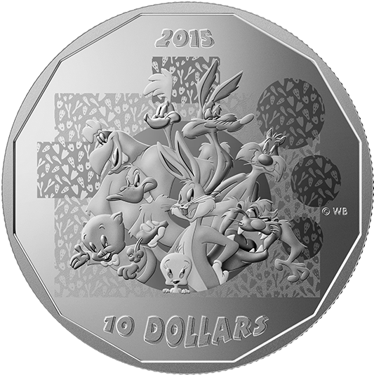Fine Silver Coin - Looney Tunes Coins (570x570), Png Download