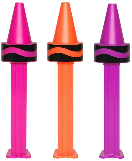 Pez Crayola Candy Dispenser - Pez Crayola (540x540), Png Download