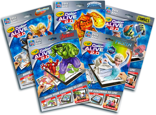 Shop Now - Crayola Color Alive 2.0 (523x384), Png Download