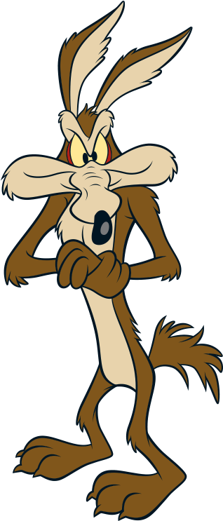 Picture Freeuse Download Dynamite Gulch Meet At Warner - Wile E Coyote Png (600x748), Png Download