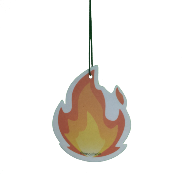 Fire Emoji Air Freshener (600x600), Png Download