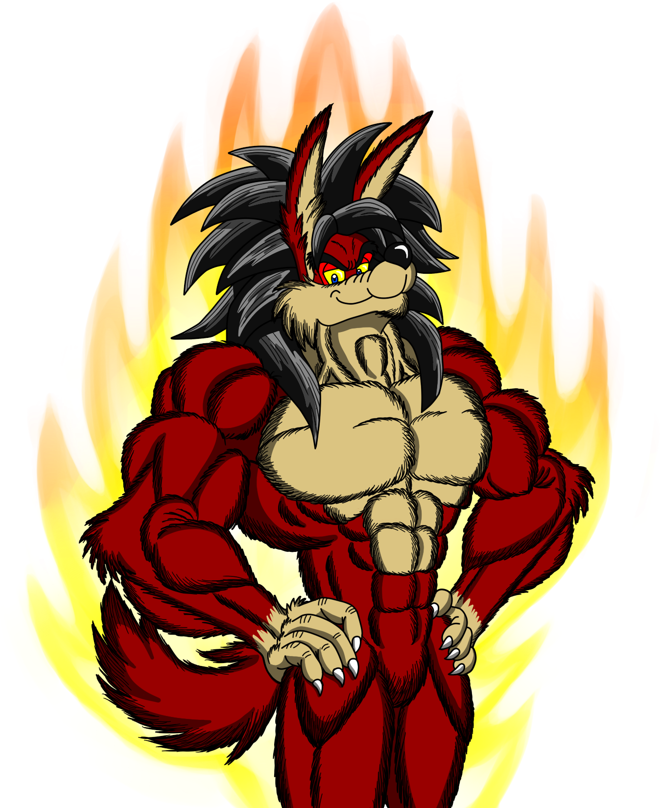 Super Coyote 4 Wile E - Super Coyote Wile E (1400x1700), Png Download