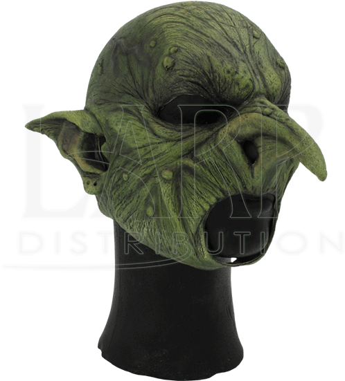 Green Malicious Goblin Mask - Historical Clothing Realm Green Malicious Goblin Mask (550x550), Png Download