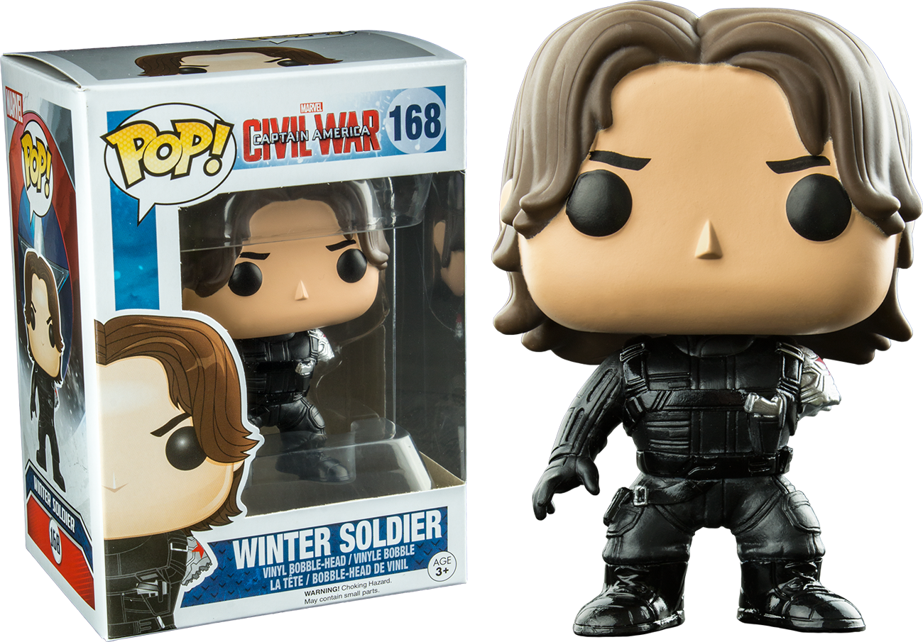 Civil War - Funko Pop Bucky Infinity War (768x535), Png Download