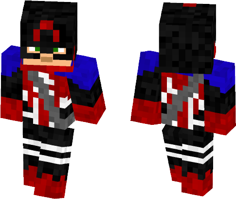 Captain America - Lil Uzi Vert Minecraft Skin (584x497), Png Download
