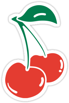 Also Buy This Artwork On Stickers, Apparel, Kids Clothes, - Sticker Tumblr Red (375x360), Png Download